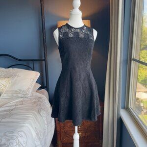 Banana Republic Black  Lace Sleeveless Party Dress